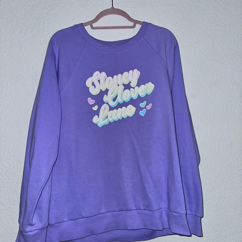 Stoney Clover Lane x Target Lavender Sweatshirt
